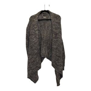 Talbots Gray Waterfall Cardigan Sweater